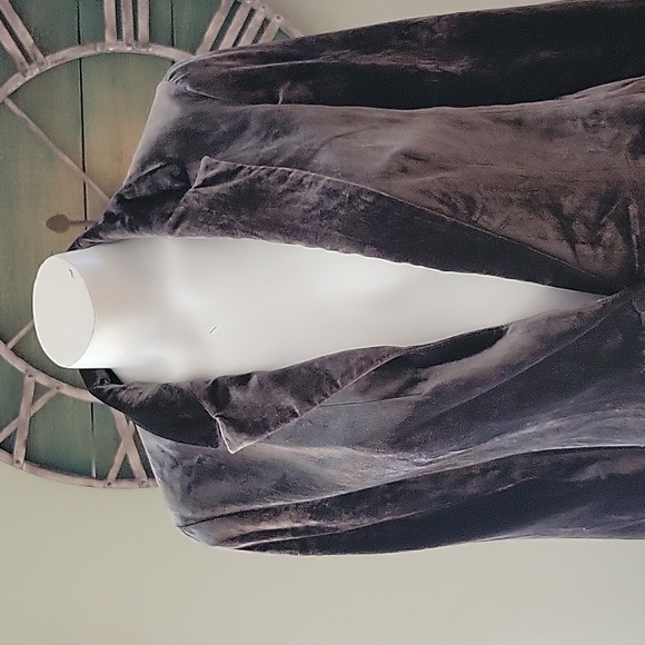 Ett twa by Anthropologie Gallery Velvet Blazer - Picture 4 of 16